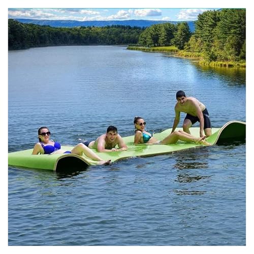 Tapis d'eau flottant en mousse pour bronzer sans sable au lac
