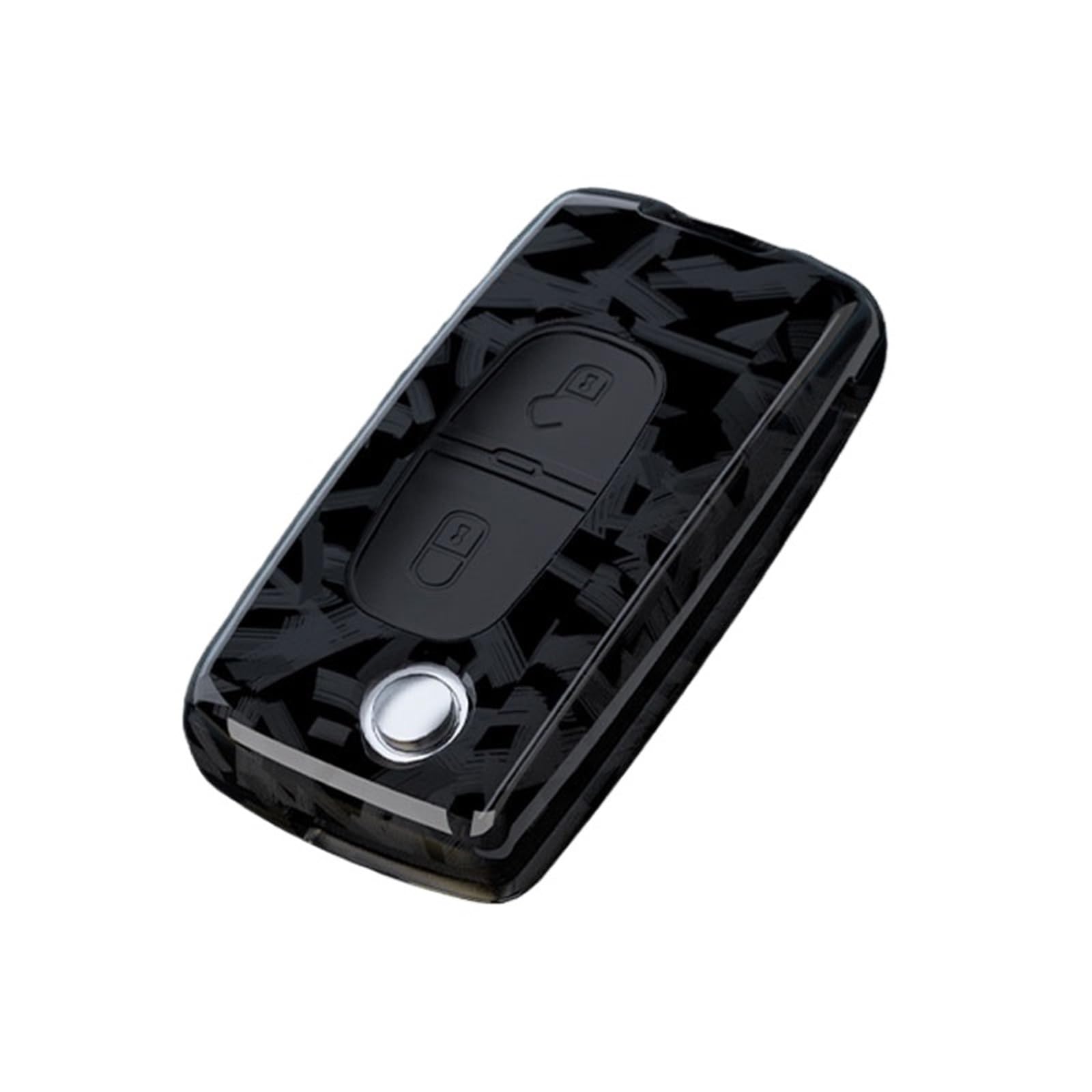 Funda de llave Citroen en ABS negro para proteger control remoto contra caídas 4