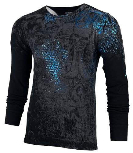Xtreme Couture by Affliction Men's Thermal Shirt Sherwood4