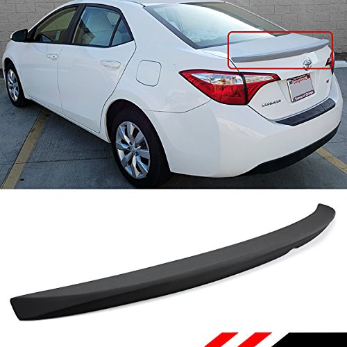 Cuztom Tuning Fits for 2014-2019 Toyota Corolla JDM OE Sport Style ABS Rear Trunk Lid Spoiler Wing