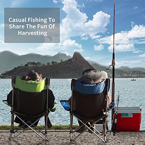 NURTUDIS-Camping-Lounge-ChairFolding-Reclining-Camping-Chair-Portable-Camping-Chair-with-FootrestStorage-Bag-Headrest-Mesh-Recliner-330lbs-Weight-Capacity