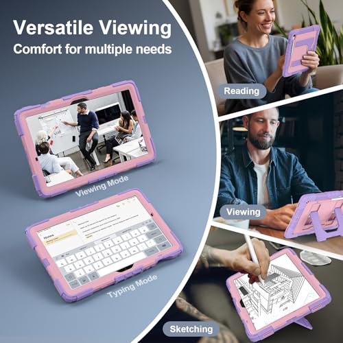 Coque Samsung Tab S9 FE Antichoc avec Support et Porte-Stylet