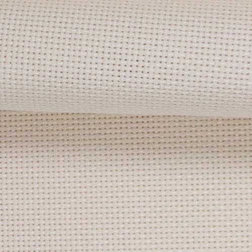 Image of KCS 4 /6 pc of 12 inch x 18 inch(30cmx45cm) 18CT Counted Cotton Aida Cloth Cross Stitch Fabric (4 pc, Ecru)