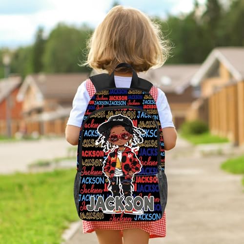 Artsadd Personalized Kids Backpacks for Boys - Custom School Backpack with Name for Students - Black Boy Backpacks Daypacks - Back to School Gifts for Preschool Kindergarten4