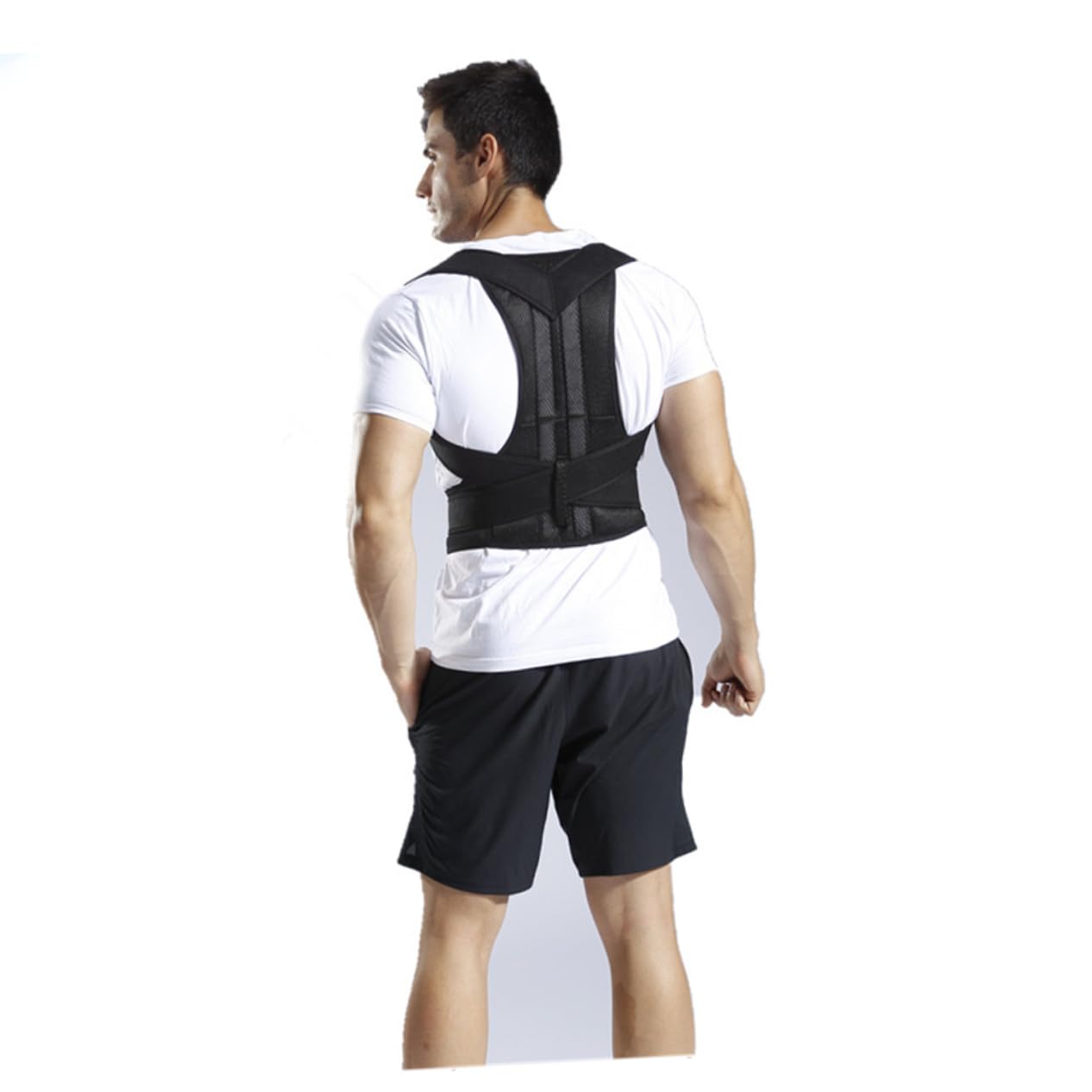 HAPINARY Posture for Women Posture Brace Posture Men Brace Lumbar Support Support Belt Black