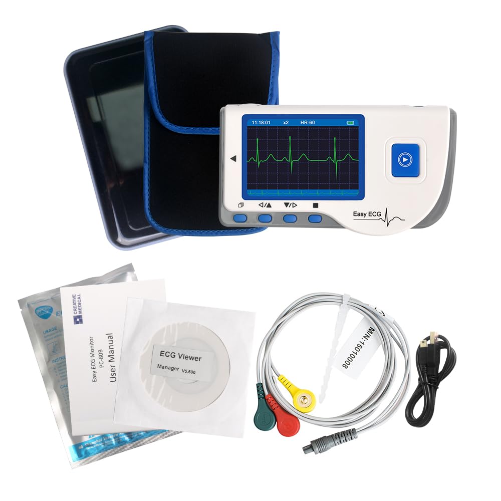 PC-80B Enregistreur de données avec moniteur ECG cardiaque