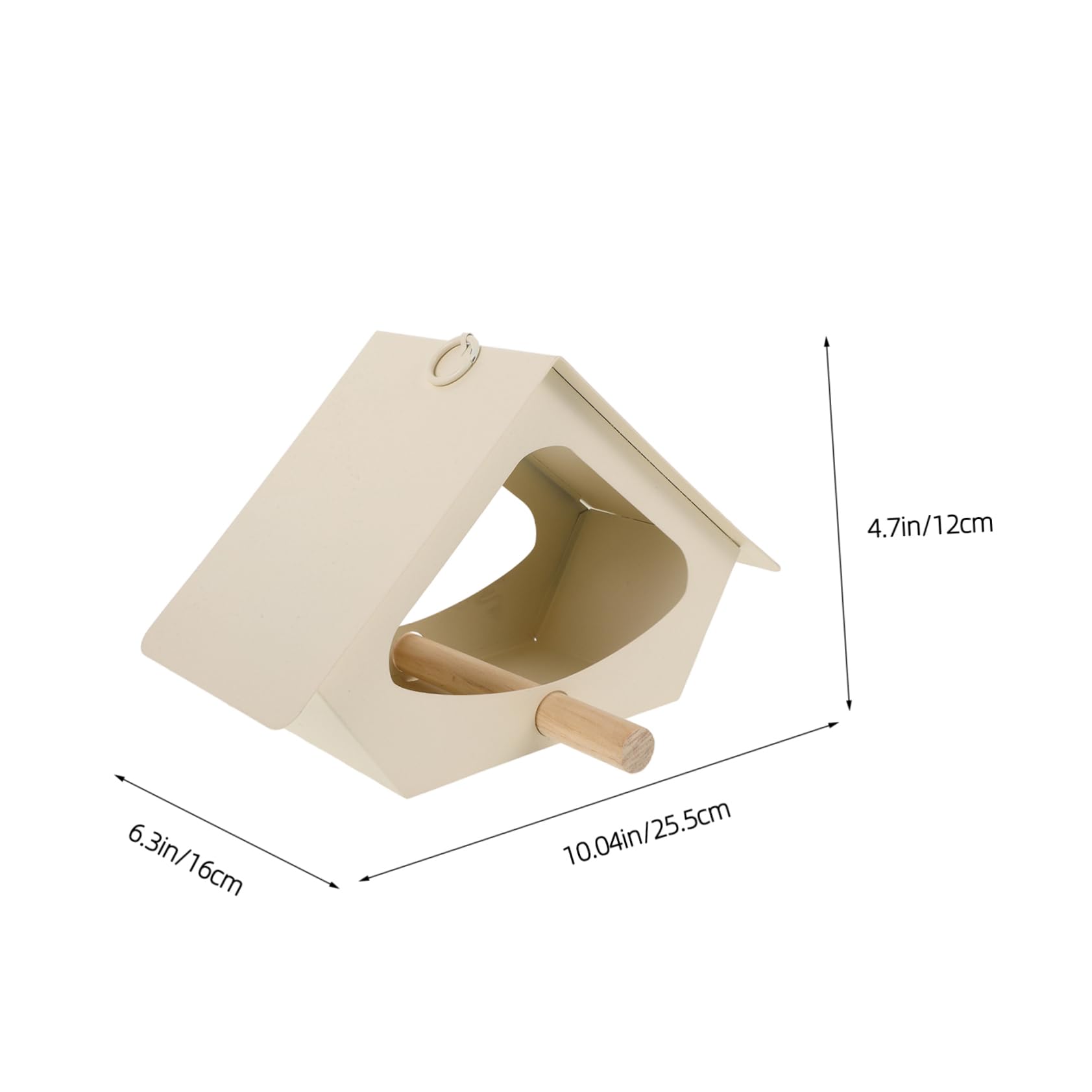 Abaodam Mangiatoia Per Uccelli Da Esterno Distributore Di Cibo Piccola Mangiatoia Per Pappagalli Contenitore Alimentare Resistente Facile Installazione e Utilizzo