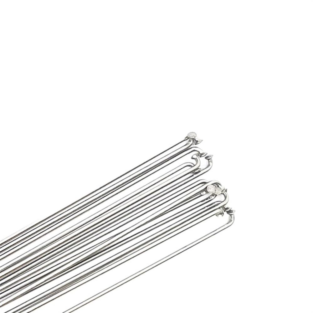 Raggi Bicicletta Raggi for Biciclette 2.0 Rotondi J-Bend/Dritti for for Argento(J-Bend 32pcs)