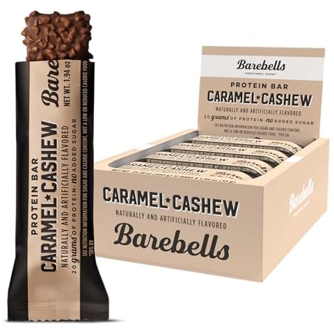 Barebells Caramel Cashew Protein Bars Cover