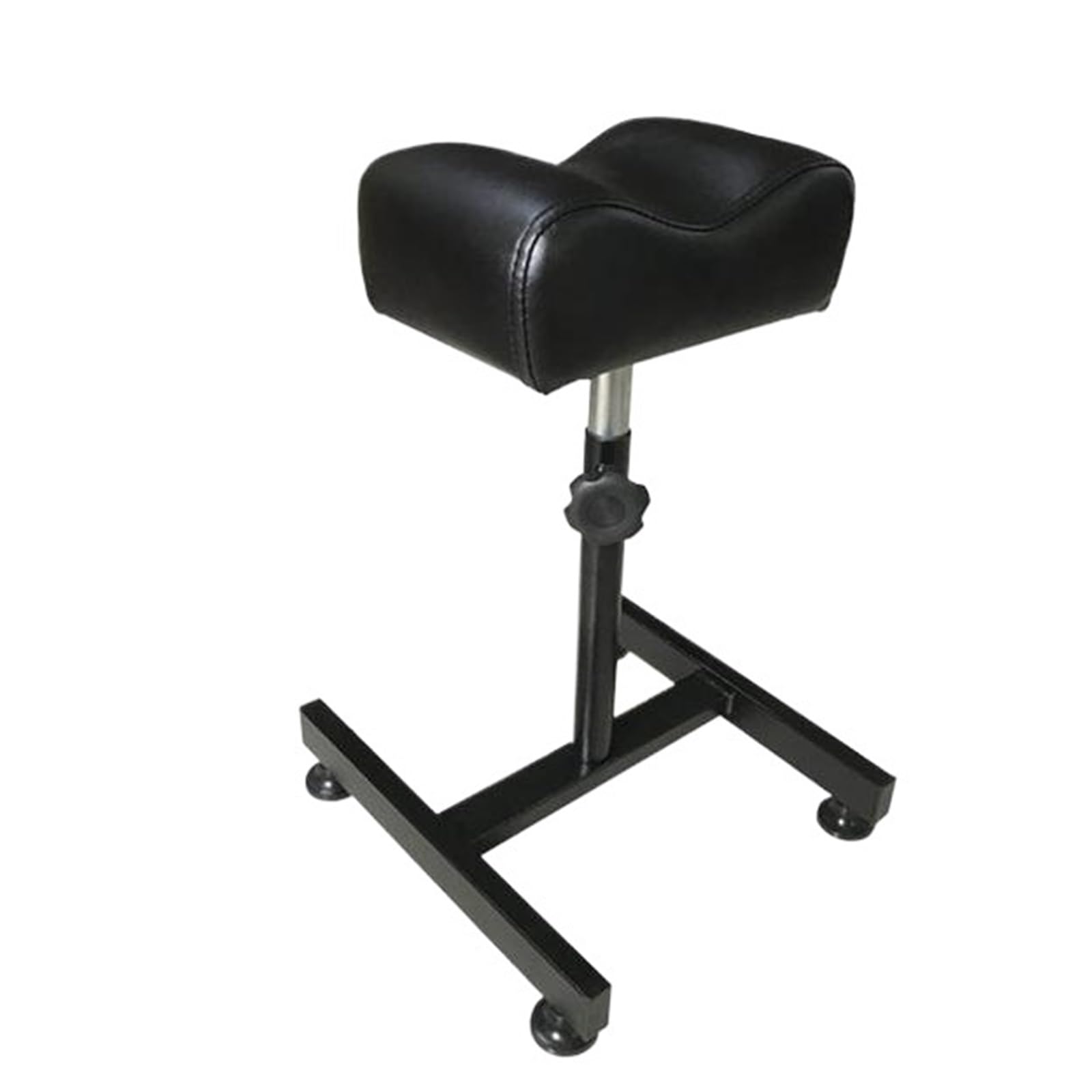 Poggiapiedi Pedicure Manicure Staffa for pedicure da 1 pezzo Sgabello for unghie con staffa for for sollevamento professionale(Black 1)