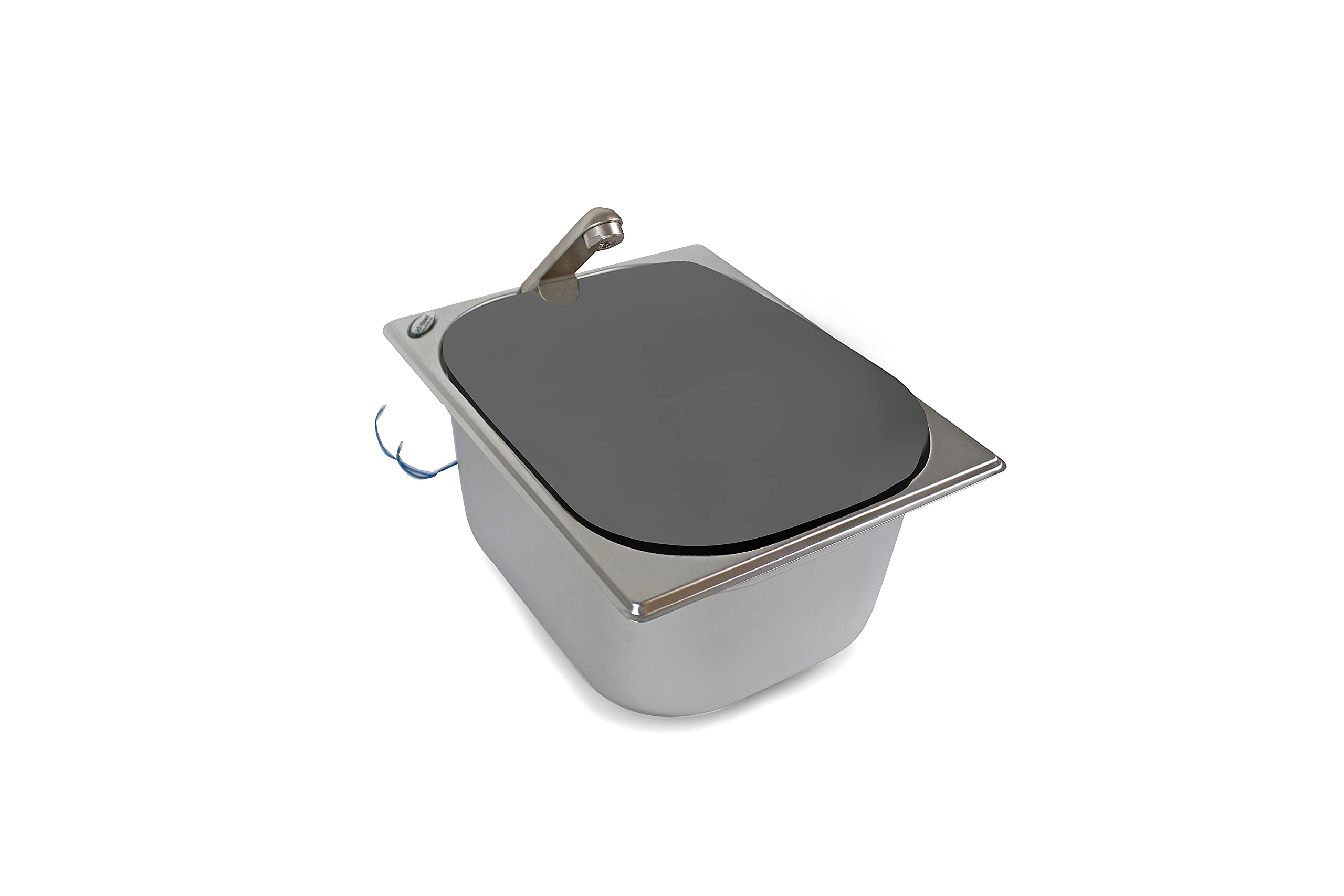 12V DIY Camping Miniküche Bausatz Wohnmobil Caravan 325x265x150 Integr. Wasserhahn + Abdeckung Anthrazit12 Liter (ad-ideen)