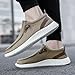 Yytlch Mens Loafers Walking Slip on Boat Shoes Running Tennis Athletic Sneakers Workout Sports Gym Fashion Classcial Non Slip Sneakers Casual Comfortable Shoes Leisure Vintage Flat Brown US 12