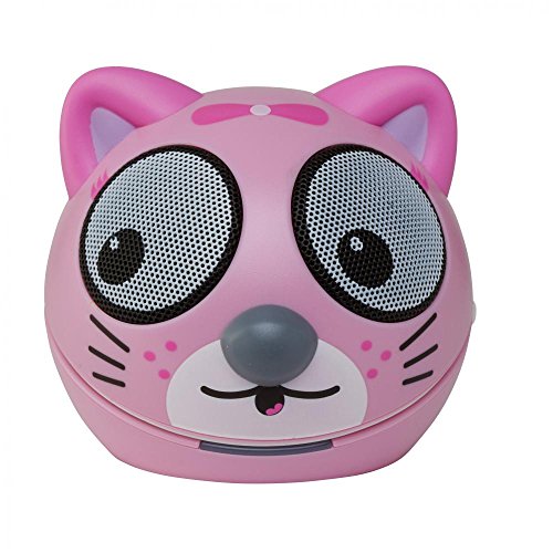 Zoo-Tunes Portable Mini Character Speakers for MP3 Players, Tablets, Laptops etc. (Kitten)
