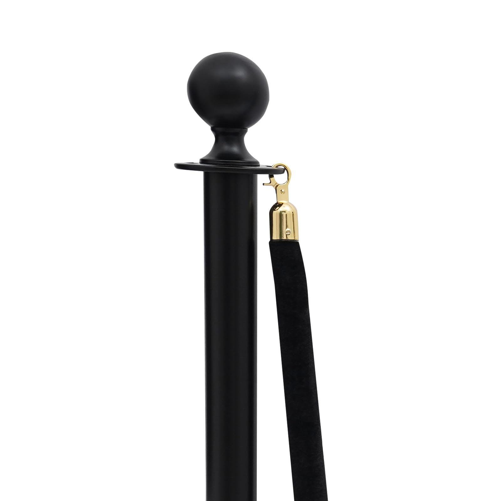 Cone de Signalisation,Lot de 4 Poteaux de Barrière en Plastique Plot de Chantier Profil Réglable Poteau Stationnement Portable avec 2* Longue Chaîne, Jaune+Noir (4 pièces)