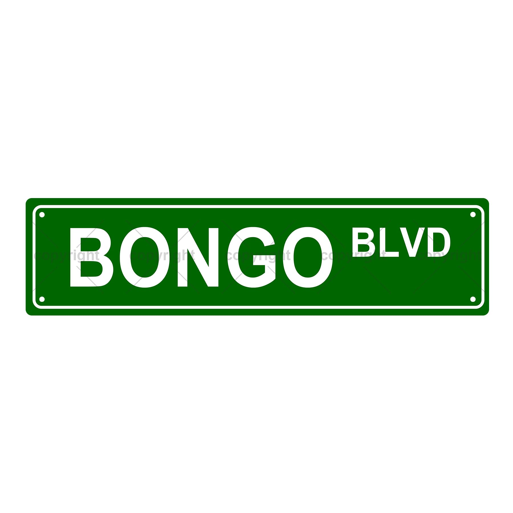 Bongo BLVD Animal Metal Tin Street Sign Bar Cafe Garage Cave Home Room Wall Bathroom Farmhouse Garden Porch Patio Decor,4x16 Inch