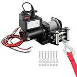 Hohe Lebensdauer Elektrische Seilwinde 12 V Motorwinde Seilhebezug Seilzug 900 kg