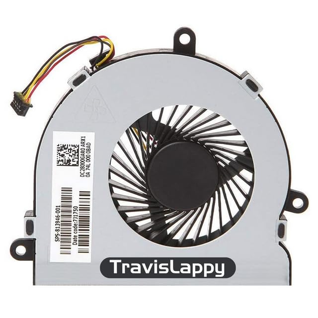 TravisLappy CPU Cooling fan for Hp Pavilion 15-AC p/n 925012-001 (B0CD7VLK8H) Amazon Price History, Amazon Price Tracker