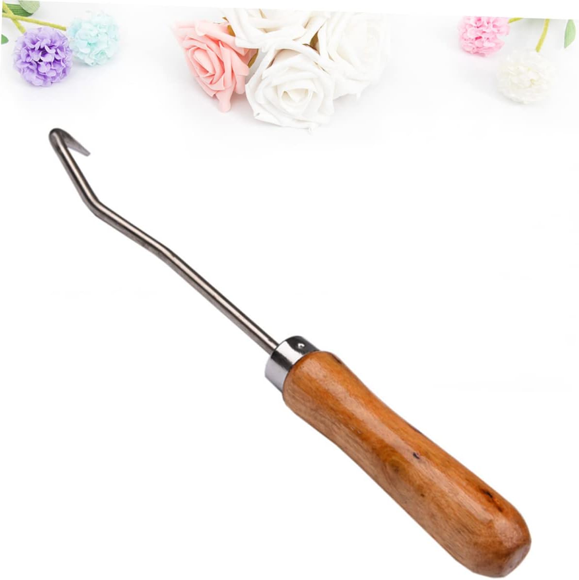VICASKY Beehive Cleaning Hook for Beekeeping Safe Beehive Beeswax Cleaner | Wood Handle, Metal and Wood Construction, Convenient to Use, for Bees and Beehive Cleaning