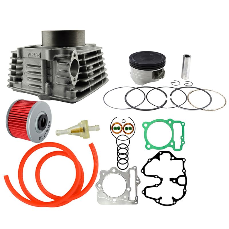 accessori per moto Moto for XR400 1996-2004 Dimensioni 85mm Blocco cilindri aria e fasce elastiche Guarnizione Tubo flessibile carburante e Kit filtro olio benzina