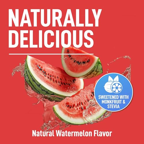 Image of Keppi Electrolytes Powder - Watermelon Flavor - 50 Servings - Electrolytes Powder No Sugar for Hydration - Keto & Fasting Friendly Electrolyte Drink w /Magnesium, Potassium - No Sugar Electrolytes