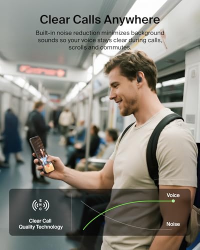 Image of Belkin SoundForm ActiveFit Wireless Earbuds w /Built-in Microphone, USB C Fast Charging, 36H Battery Life, IP54 Water Resistance - Bluetooth Earbuds for iPhone, iPad, Galaxy, Pixel, & More - Black