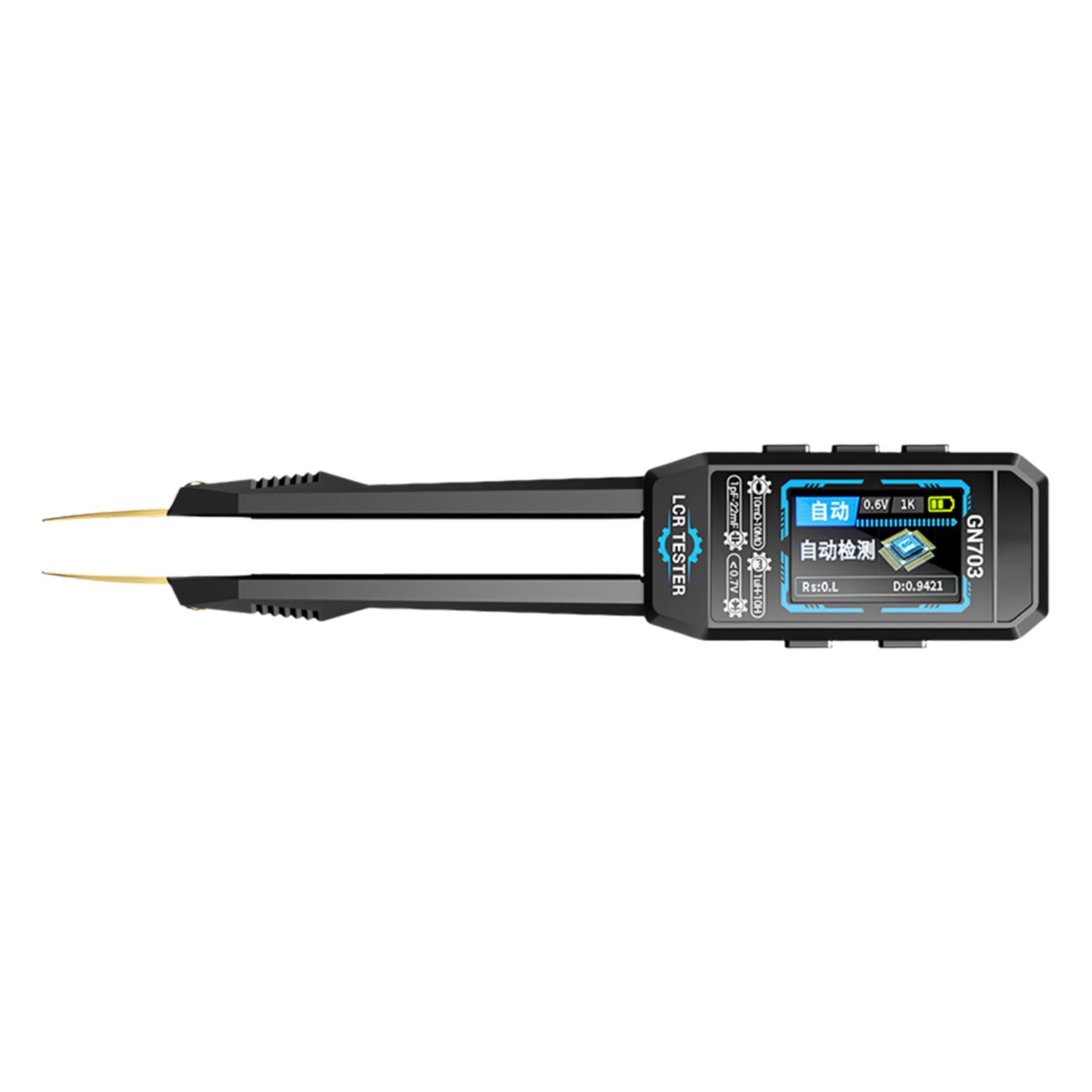 Nvoqilin Green Accuracy Digital Tweezer Meter Auto Recognition For Accurate Resistance Inductance Capacitance Measurement High Accuracy Resistance Inductance Condenser Meter