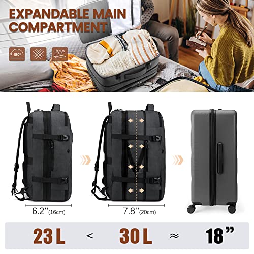 Sac A Dos Voyage Cabine : LOVEVOOK Sac à Dos Cabine 30L, Grand Sac a Dos Voyage Avion Homme Fem... – Image 2