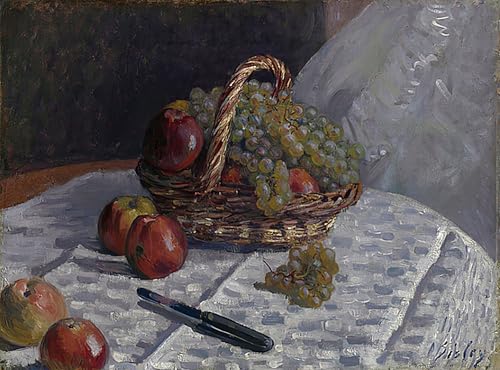 Affiche Alfred Sisley fruits et raisins pour créer un espace de travail inspirant
