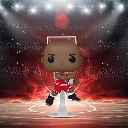 Miniatura 2 de Funko Pop! NBA: Chicago Bulls - Michael Jordan - 1989 The Shot | Merchandising Oficial de Deportes - Figura de Vinilo Coleccionable para Decoración - Regalo Friki de Cumpleaños