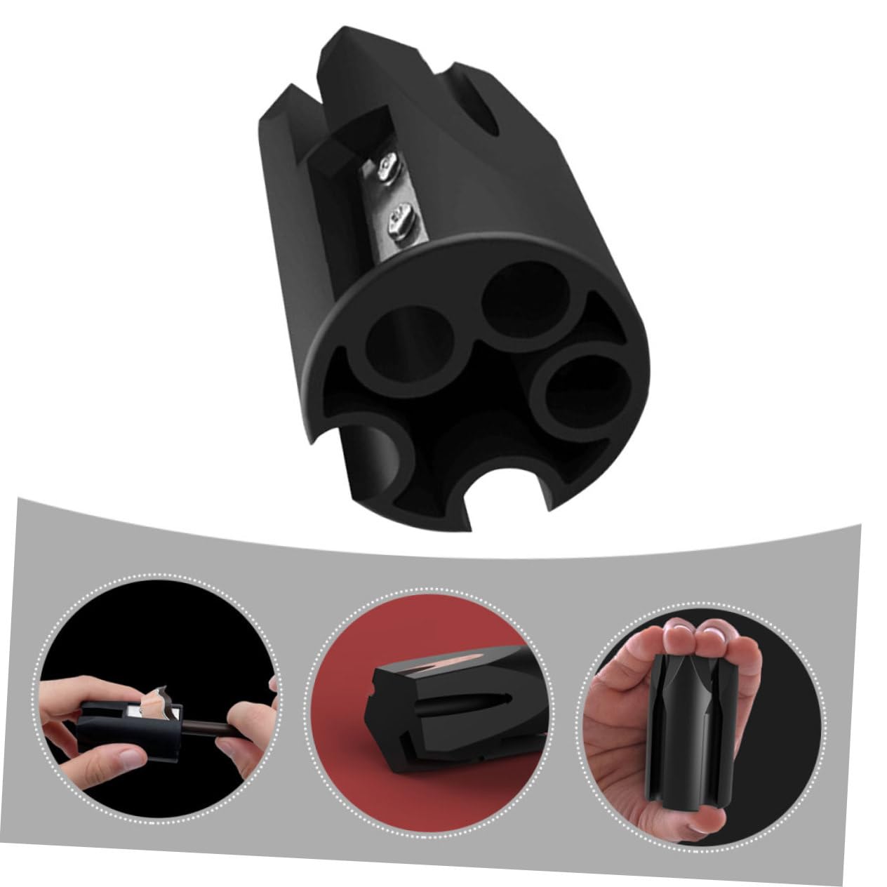 Healeved 2 Pezzi Temperamatite Sopracciglio Temperamatite Matita Per Sopracciglia Eyeliner Penna Forniture Per Il Trucco Accessorio Per Il Trucco