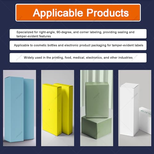Macchina Automatica per etichettatura in Acciaio Inox per Etichette Trasparenti e Codici QR da 50 mm, Fino a 60 Fogli/min, Perfetta per Packaging cosmetico ed elettronico