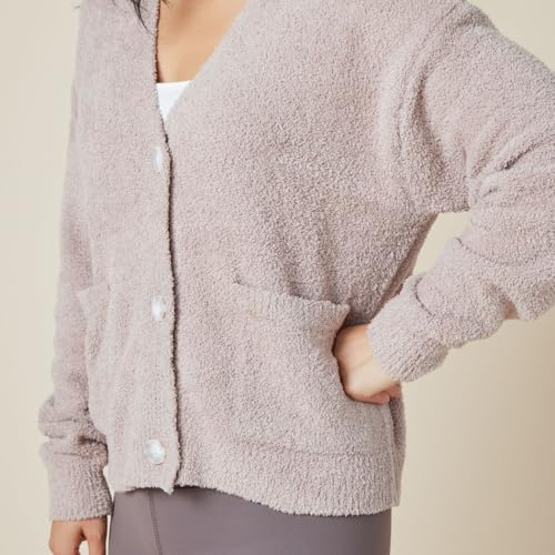 Softies Solid Marshmallow Crop Cardigan2