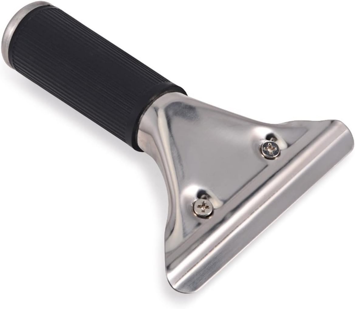 Car Window Tint Film Scraper -Rubber Blade Metal Handle Sticker Wallpaper Ice Squeegee Vehicle Cleaning Glass Wiper (Color : Handle)