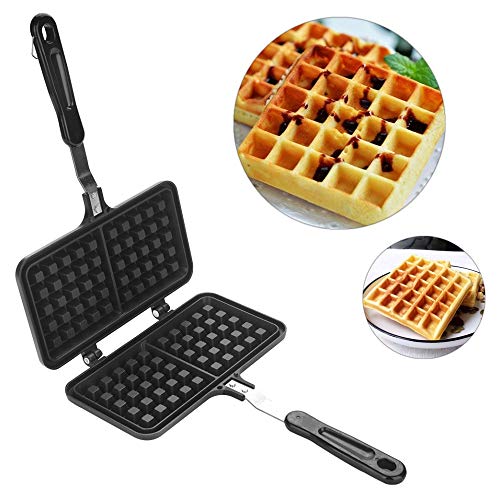 Fdit FDIT3IKQOM05FY Non-Stick Waffle Maker Pan Dual Head Household Kitchen Gas Press Plate Waffle Maker Pan Household Baking Tool thumb #7