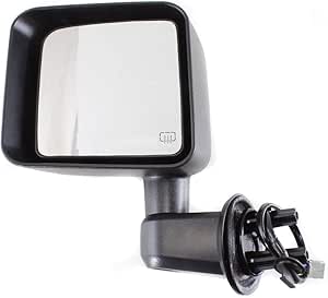 OMIX 12039.33 Driver Side Power & Heated Mirror In Chrome For 2014 Jeep - Foto 9