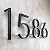 5 Inch Stainless Steel Floating House Number, Metal Modern House Numbers, for Outdoor Mailbox Yard Home Wall DoorGarage Gate with Nail Kit, Coated Black, 911 Visibility Signage