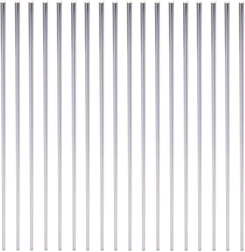 BESPORTBLE Juego de 20 estacas para plantas, palos de jardín acrílicos transparentes para orquídeas, estacas transparentes para apoyar tallos de