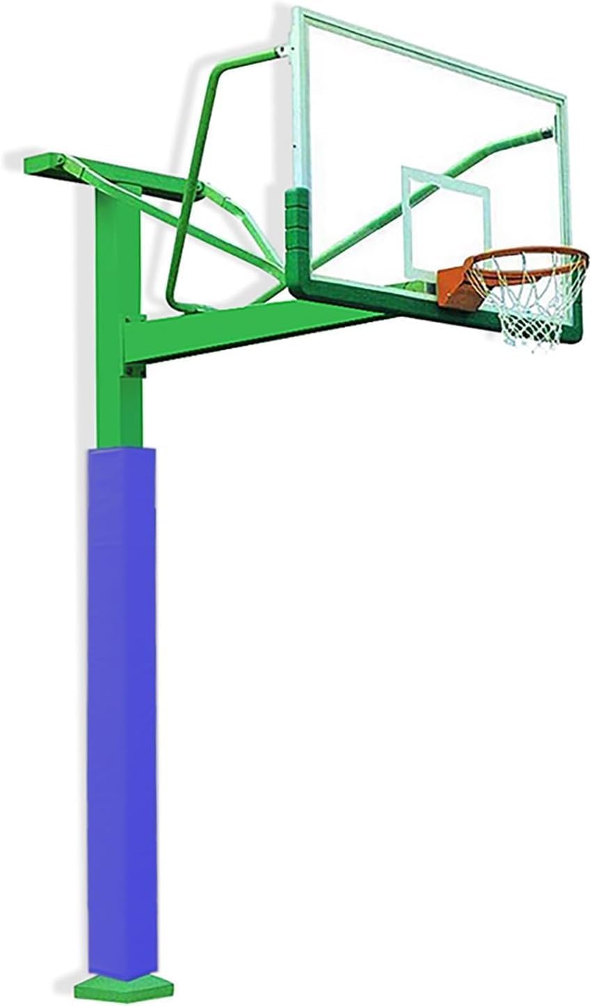 Square Column Padding Wrap 3 4 5 6 FT Tall, All Weather Outdoor Basketball Pole Pad Self-Adhesive 18x18cm Post, Lifetime Basketball Bumper Protector Crash Protective cov