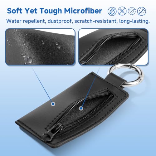 Funda de microfibra para unidad flash USB compatible con tarjeta SD y AirTag 5