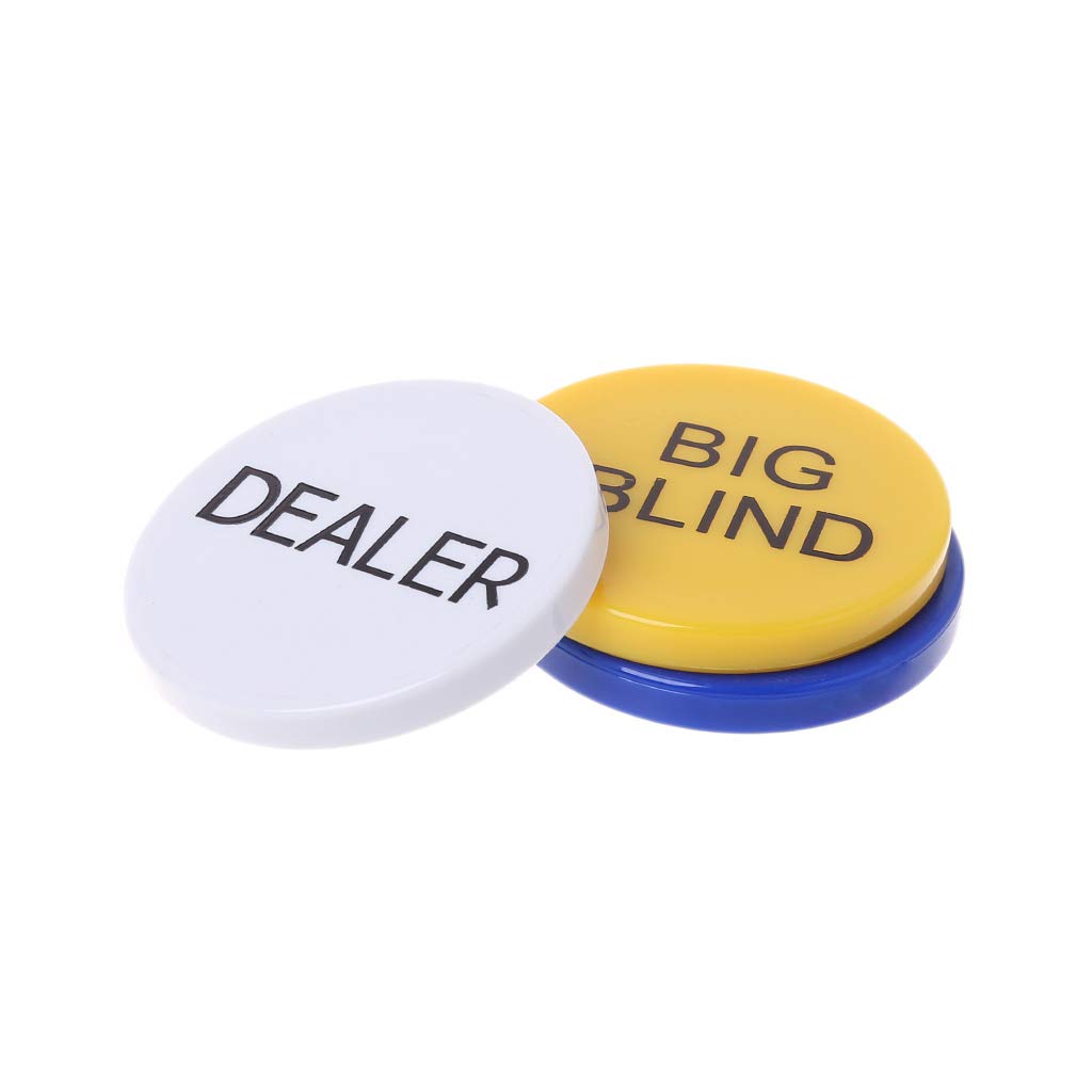 Texas Hold'em Big Blind Small Blind Dealer Party Casino Poker Card Game Props