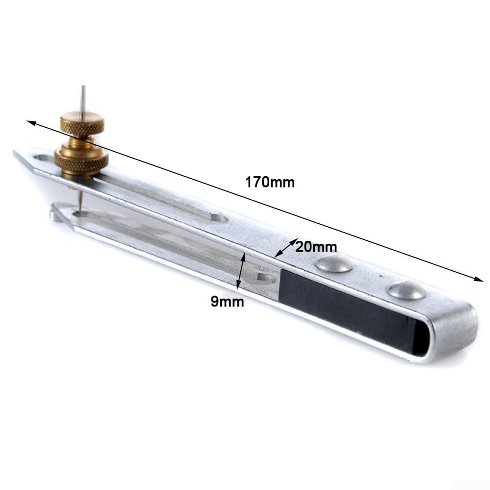 Herramienta de trazado de Piso para Suelos de Vinilo y PVC, Cortador de trazado de Huecos para Corte y Ajuste precisos de Bordes