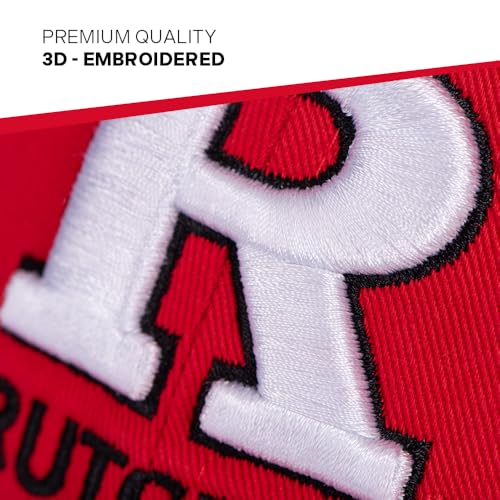 Gorra bordada ajustable de béisbol Scarlet Knights miniatura 3