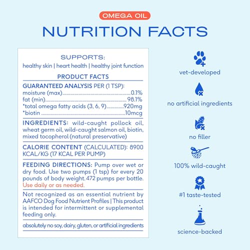 Image of Native Pet Omega 3 Fish Oil for Dogs & Cats - Wild Alaskan Salmon Oil for Dogs Skin and Coat, Supports Joints, Heart & Shedding - Fast-Absorbing Omega 3 6 9 Liquid Supplement - 32oz (Pack of 3)