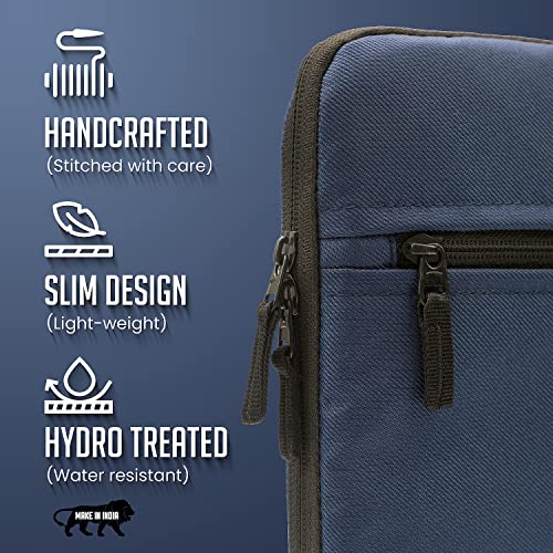 Image of Yumin Polyester Laptop Sleeve Cover Case Bag 15.6 inch For MacBook /HP /Lenovo /Asus Waterproof (YS13 BLUE 180 Degree)