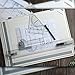 Zonon A3 Portable Drawing Board, Multi-Function Metric Drafting Table Drafting Board with Clear Rule Parallel Motion and Angle Adjustable Measuring System(A3)