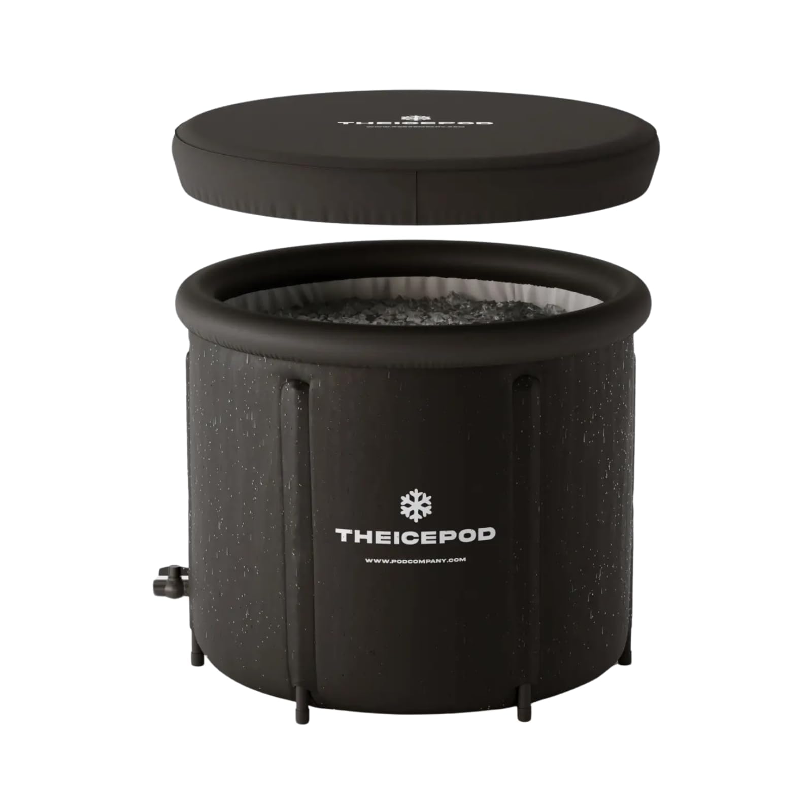 The Ice Pod – Portable Ice Bath for Recovery & Wellness – Collapsible Design with Thermal Lid – For Athletes & Everyday Cold Plungers - The Pod Company
