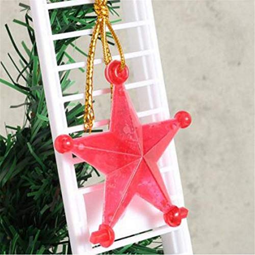 DankeSh Claus Climbing Ladder Electric Santa Climbing Rope Ladder Decoration,Xmas Party Home Door Wall Decoration