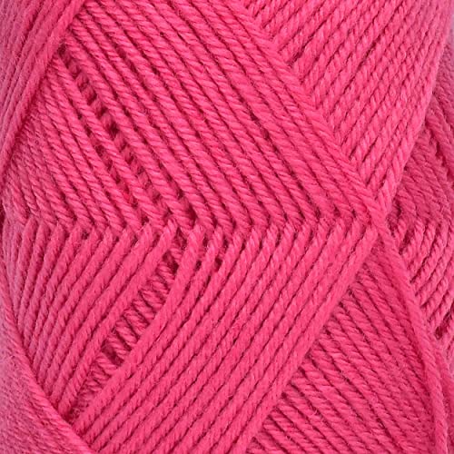 Image of M.G ENTERPRISE Premium Socks high Strength Nylon Yarn Suitable for Socks, Accessories, and Home Decor. 300 gm Rose, Suitable for Both Crocheting & Knitting. CJAB