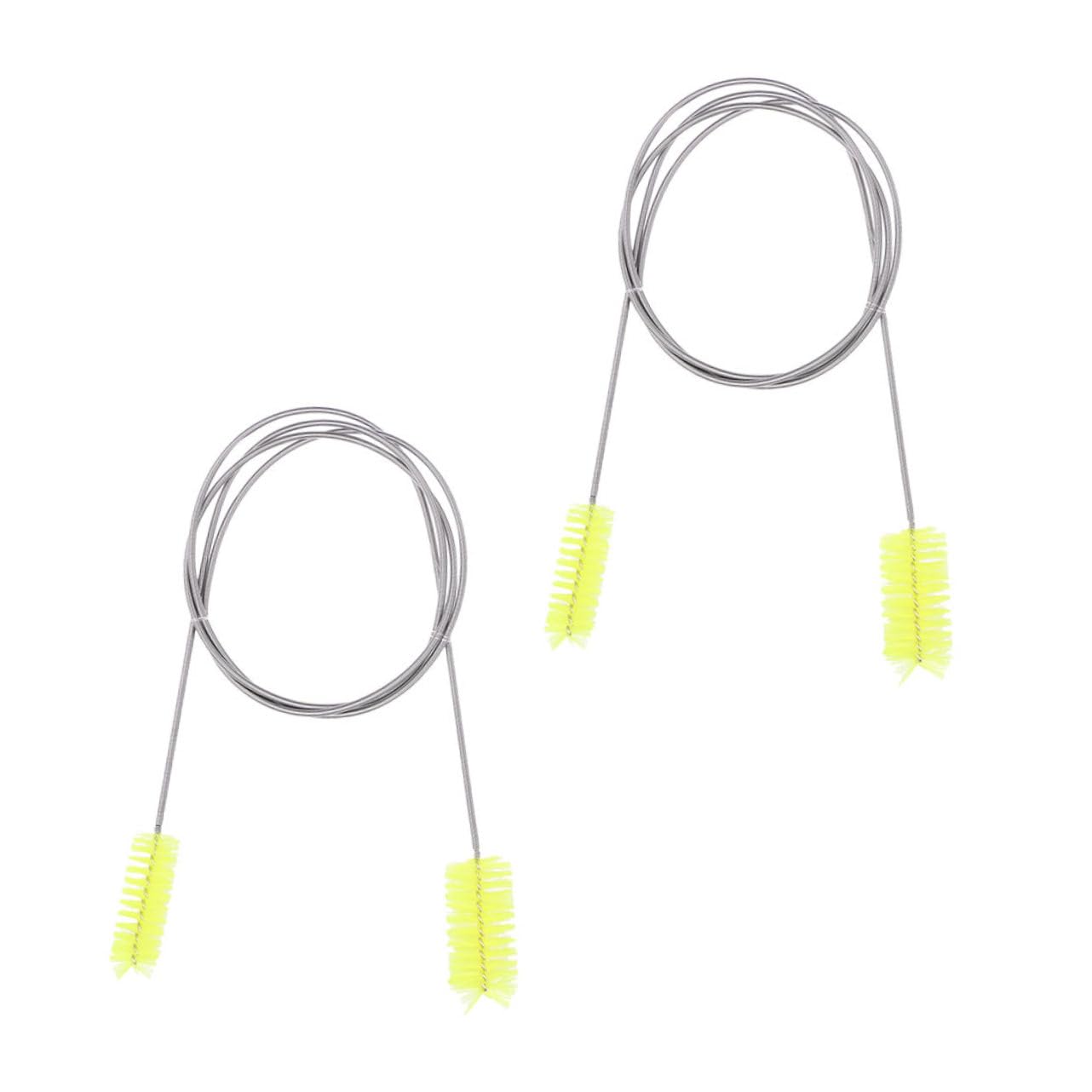 COLLBATH Flexible Hose Cleaning Brush Double Ended Water Brush for Fish Tank Maintenance Long Spring Pipe Cleaner for Aquatic Environments