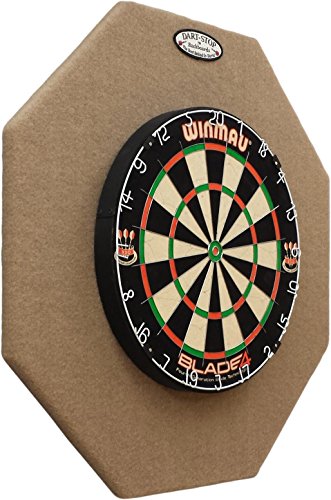 Dart-Stop 29 inch Tan Octagon Pro Dart Board Backboard | Wall Protector | Dartboard Surround